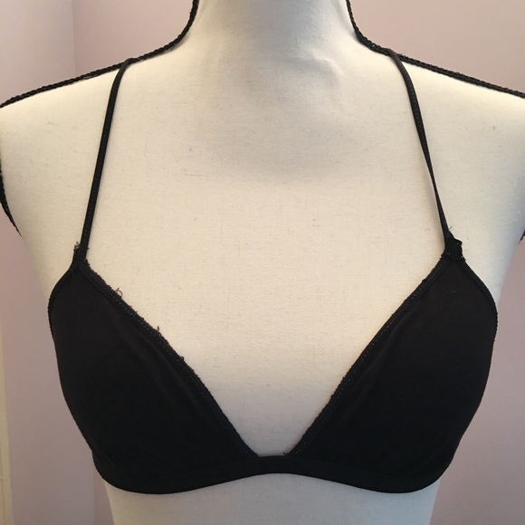 Ralph Lauren strappy cross racer back black bra - Picture 8 of 8